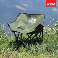 在飛比找蝦皮商城優惠-【KAZMI 韓國】極簡時尚休閒折疊椅 橄欖綠 (K9T3C