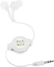 TEHAUX Wired in-Ear Headphones, 3.5mm Wired Earbuds, MP3 Wired Earphones Portable Double Pull Telescopic Headphones Ear Buds Wired Over The Ear Headphones Headset Player Noise Reduction