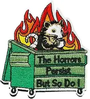 [Generic] Customized Name Patch | The Horrors Persist But So Do | Personalized Removable Patches Hook and Loop | Embroidered Tags for Backpack Vest Jackets