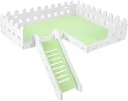 VILLFUL Hamster Platform for Animals Durable Resting Tray with Ramp for Guinea Pigs and Hamsters Relieves Boredom Enhances Mental Health Charming Home Decor