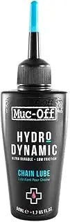 Muc-Off Hydrodynamic Chain Lube, 1.7 fl oz - Bike Lube, Bike Chain Oil, Chain Wax for All Weather Conditions - Bike Lubricant and Bicycle Chain Oil