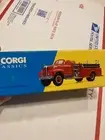 VTG "NIB", CORGI MACK B SERIES - MALVERN FIRE ENGINE PUMPER, #52601!