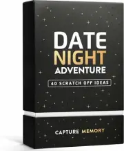 40 Date Ideas Card Games for Couples Date Night Unique Date Deck Scratch Off