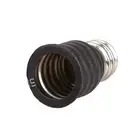 E12 To E14 Adapter Bulb Base Adapter Flame Retardant for Home Use (Black)