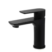 Black Standard Basin Mixer Bathroom Vanity Cabinet Laundry Sink Flick Faucet Tap