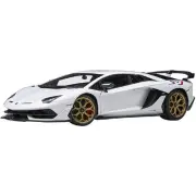 79217 1/18 Lamborghini Aventador Svj Pearl White Diecast Minicar