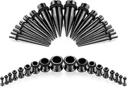 [Funseedrr] 36pcs Gauges Ear Stretchers Stretching Kit Surgical Steel Tunnel Plugs Tapers Piecing Set(14G-00G)