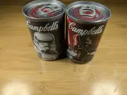 Star Wars Darth Vader Storm Trooper Campbell Soup Collectible Can Set