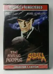 1968 Isle of the Snake People & 1954 Sabaka Collectors Edition Boris Karloff NEW