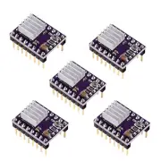 5Pcs DRV8825 Stepper Motor Driver Module with Heat Sink for 3D Printer Rrerap Ra