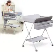 Fohouse Portable Baby Changing Table - Waterproof Diaper Changing Table with ...