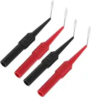 CHICAMPERA 4pcs Precision Test Probes Set Heat Resistant Multimeter Leads for Automotive Circuit Testing Versatile Piercing Needles for Voltage Tester Use