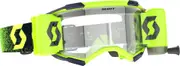 Scott Fury WFS Motocross Goggle, green-yellow for Men One Size Green Yellow