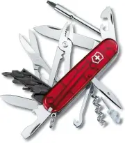 VICTORINOX Knife Cybertool 34 Swiss Army Knife Translucent Red
