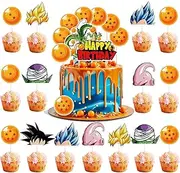 Bicabbagy 25Pcs Kids Theme Party Cake & Cupcake Toppers, Boys' Birthday Party Decoration
