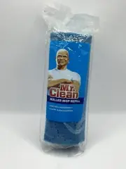 MR. CLEAN Roller Mop Sponge Refill Blue (1-Pack) NEW OLD STOCK SEALED NOS 2016