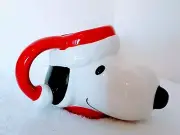 Christmas 2021 Peanuts Snoopy Santa Head Mug Cup Coffee Tea Dog Beagle
