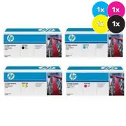 HP 650A Toner Cartridges Value Pack - Includes: [1 x Black, Cyan, Magenta, Yellow]