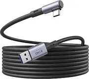 KIWI design 10FT/3M Link Cable Compatible with Quest 3S/Quest 3/2/1/Pro, and Pico 4, USB3.0 Link Cable with Cable Clip