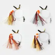 4 xWhiting Rigs 4 Different Colours LONG SHANK BAITHOLDER HOOK Size 4# 6#