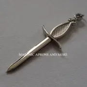 Craft Lodge Officers Collar Jewel (Tyler)(Silver Plated)(MA-4445)