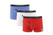 Mens Boxer Briefs Trunks 3 Mix Colour Pack Underwear - Frank and Beans-XXL