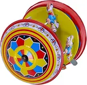 BCOATH Vintage Carousel Wind Up Cute Clockwork Desktop Ornament for Adorable Home Decoration Safe Lightweight Material Encourages Crawling and Walking Fun