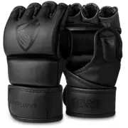 LIBERLUPUS MMA Gloves for Men– Open Palm Training Gloves for Grappling Kickbo...