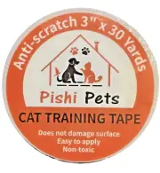 Anti Cat Scratch Tape 3 x 30 Yards Cat Training Tape 100% Transparent