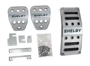 2005-2014 Ford Mustang Shelby GT GT500 Billet Gas Brake Clutch Pedal Covers