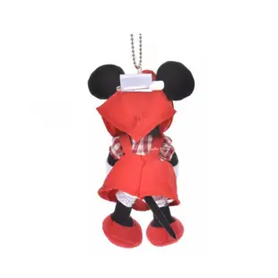 迪士尼【SAS 日本限定】迪士尼商店限定 Disney Store 米妮 鄉村女孩草莓版 別針珠鏈吊飾 玩偶娃娃