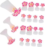 3Sets Silicone Toe Separators for Nail Art of Flexible Dividers for Women Comfortable Toe Dividers for Manicure Nail Polish Application for Home