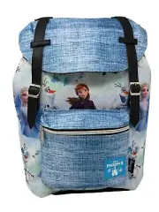 Frozen 2 Allover Pattern Preppy Vintage Style 16" School Backpack