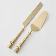 Pilbeam Living Honeycomb Cake Servers Set of 2
