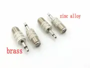 1000pcs F Type Female to 3.5mm Male Mono RF Coaxial Coax Adapter