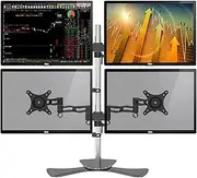 Floating TV Stand, Multifunction Four Screens Table Top TV Stand,Retractable,Swivel TV Stand Mount,Tabletop TV Base with Triangle Base Design,Fits 17-27 Inch TVs,Max 100x100mm TV Mount TV Stand