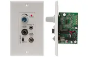 Pro2 Pro1328Wp Audio Power PA Amplifier Wall Plate 3.5mm Line/Mic Stereo Input