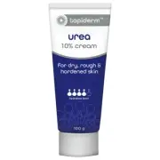 Topiderm® Urea 10% Cream 100g Non-greasy Moisturiser for Dry, Rough Cracked Skin