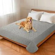 PICK FOR LIFE Waterproof Dog Blanket for Bed and Sofa, Non-slip Waterproof Dog Bed Sofa Cover Washable Puppy Blankets Anti Scratches Dirty for Couch and Bed (97×190cm)