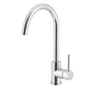 Abey Lucia Gooseneck Sidelever Mixer - Chrome