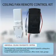 Universal Ceiling Fan Remote Control Kit Replacement,6-Speed & Timing,7428 NEW