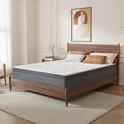 [Sweetnight] Queen Mattress - 12 Inch Queen Bed Mattress in a Box, Hybrid Queen Size Mattress with Pocketed Coils for Motion Isolation & Pressure Relief, Nimbus