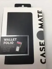 Case-Mate Wallet Credit Card Folio Leather Case for iPhone 11 Pro (5.8") Black