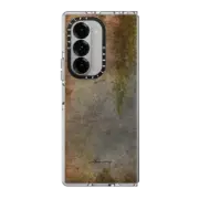 Galaxy Z Fold6 Clear Case cement moss