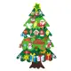 【100x70cm+裝飾32入組】聖誕節聖誕樹掛布裝飾組 聖誕節佈置(聖誕樹 聖誕節 聖誕掛布 聖誕節裝飾)