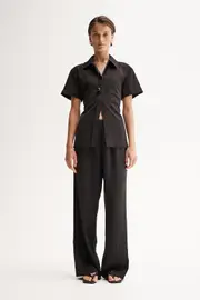 Edra Pant Black Size 14 | Elka Collective