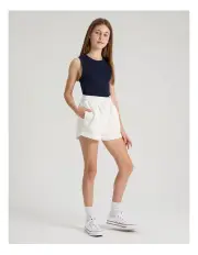 [Tilii] Essentials Rib Racer Back Singlet in Navy