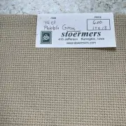 14 Count Aida Cloth Cotton 17 X 18 Pebble Gray Counted Cross Stitch Fabric Aida