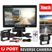 7" Wireless Rear View Kit HD LCD Monitor Reverse Camera For Truck Caravan RV VAN