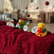 Bullseye Playground Set of 5 Christmas Rubber Ducks Yeti Elf Target 2024 NEW